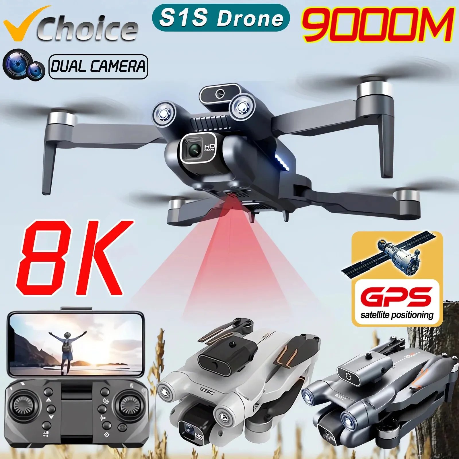 Nuovo S1S 5G GPS Drone Camera  - Drone Mapping recensione e prezzo