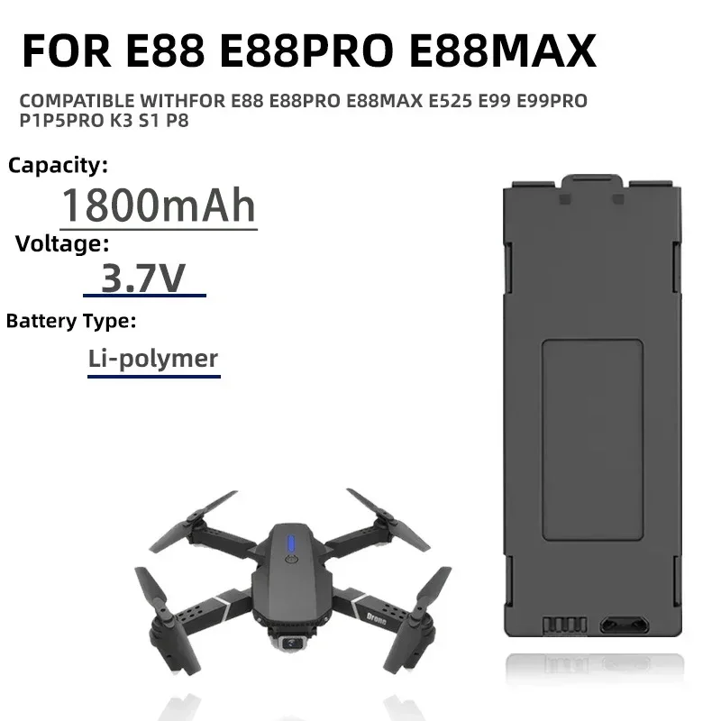 1-10 pz E99 Pro Drone Batteria - Eachine Drone E58 recensione e prezzo